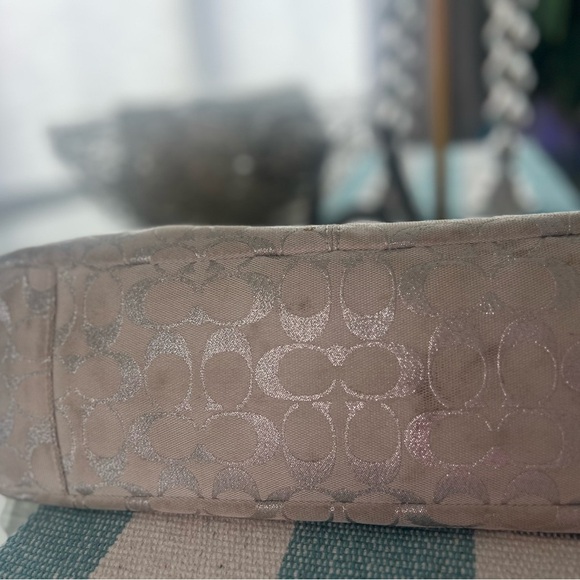 Coach Gallery Lurex East/West Tote - Picture 5 of 7